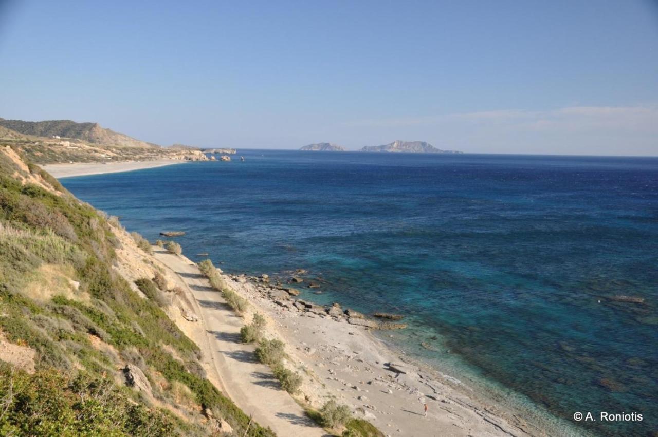 Villa George Sea View With Pool - Triopetra Exterior foto