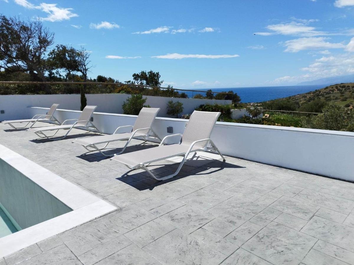 Villa George Sea View With Pool - Triopetra Exterior foto