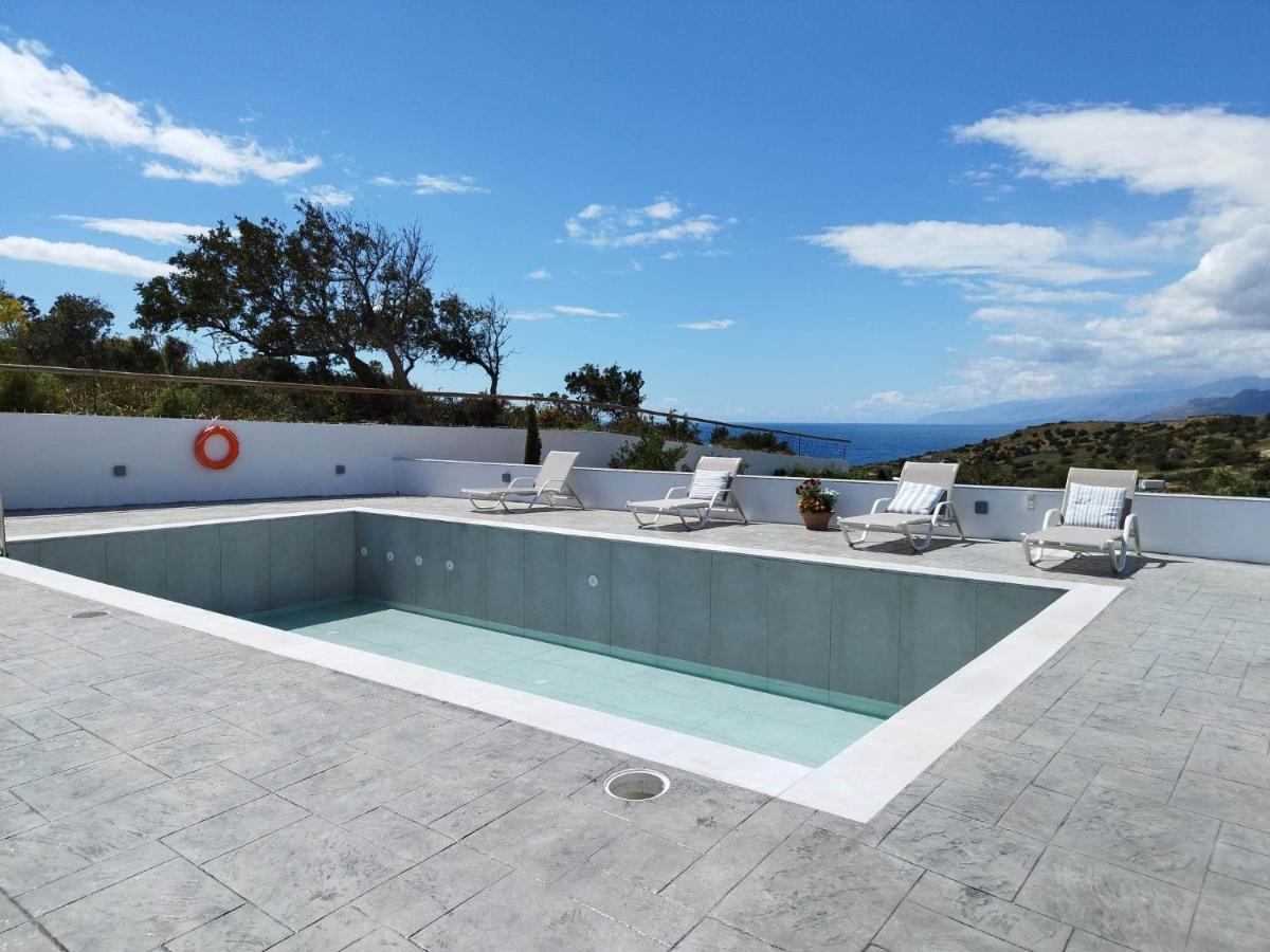 Villa George Sea View With Pool - Triopetra Exterior foto